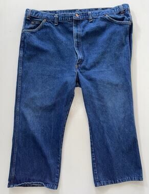 Men's Dakota Blue Denim Jeans Straight Leg Size 48 Medium Wash Made in USA
